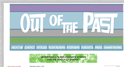 Desktop Screenshot of outofthepastblog.com